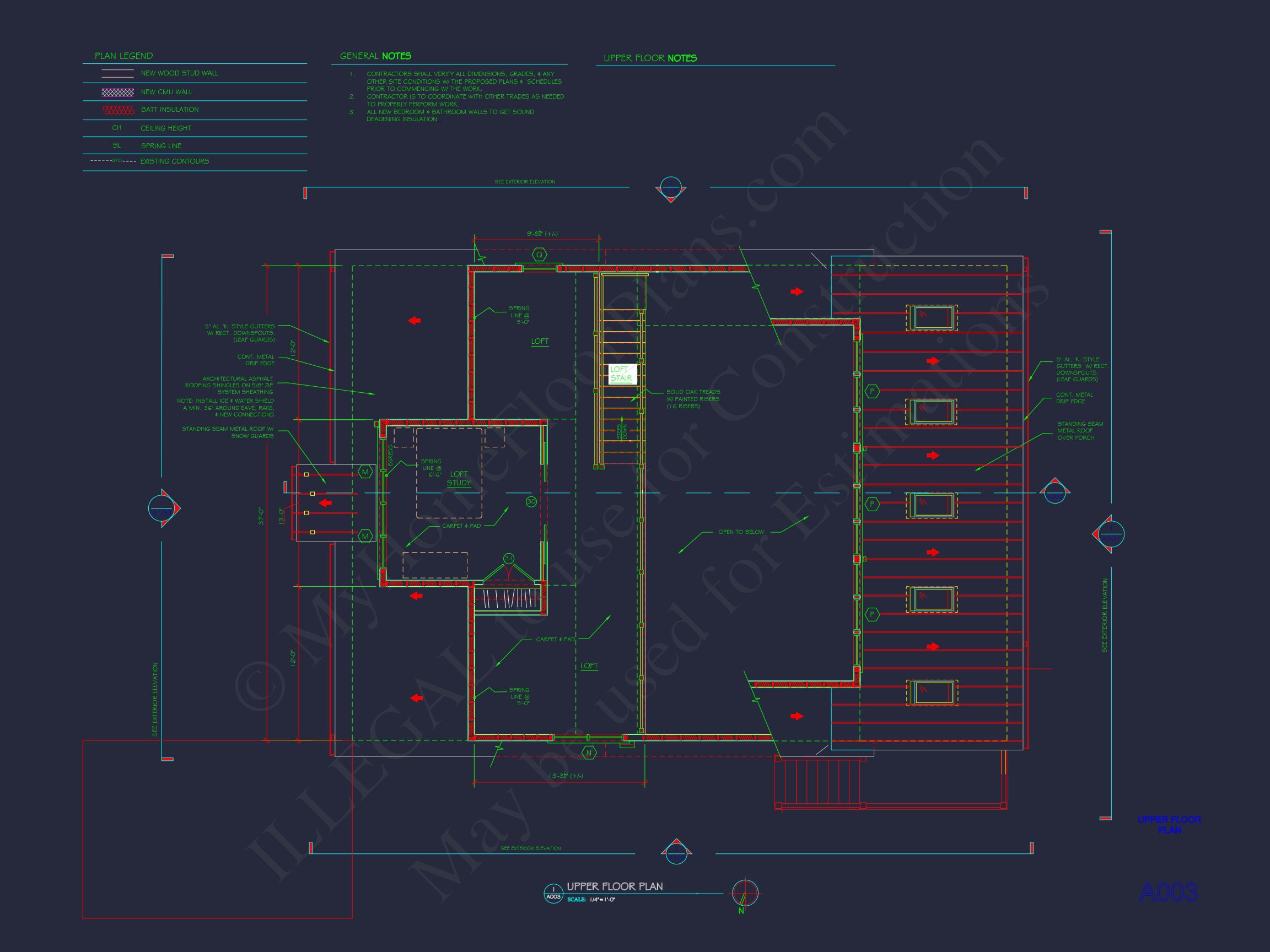 Craftsman-Style house Plan with CAD Designs and Blueprints