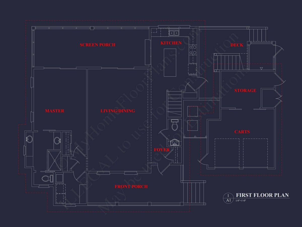 Craftsman-Style house Plan with Open Floor Designs and CAD Blueprints