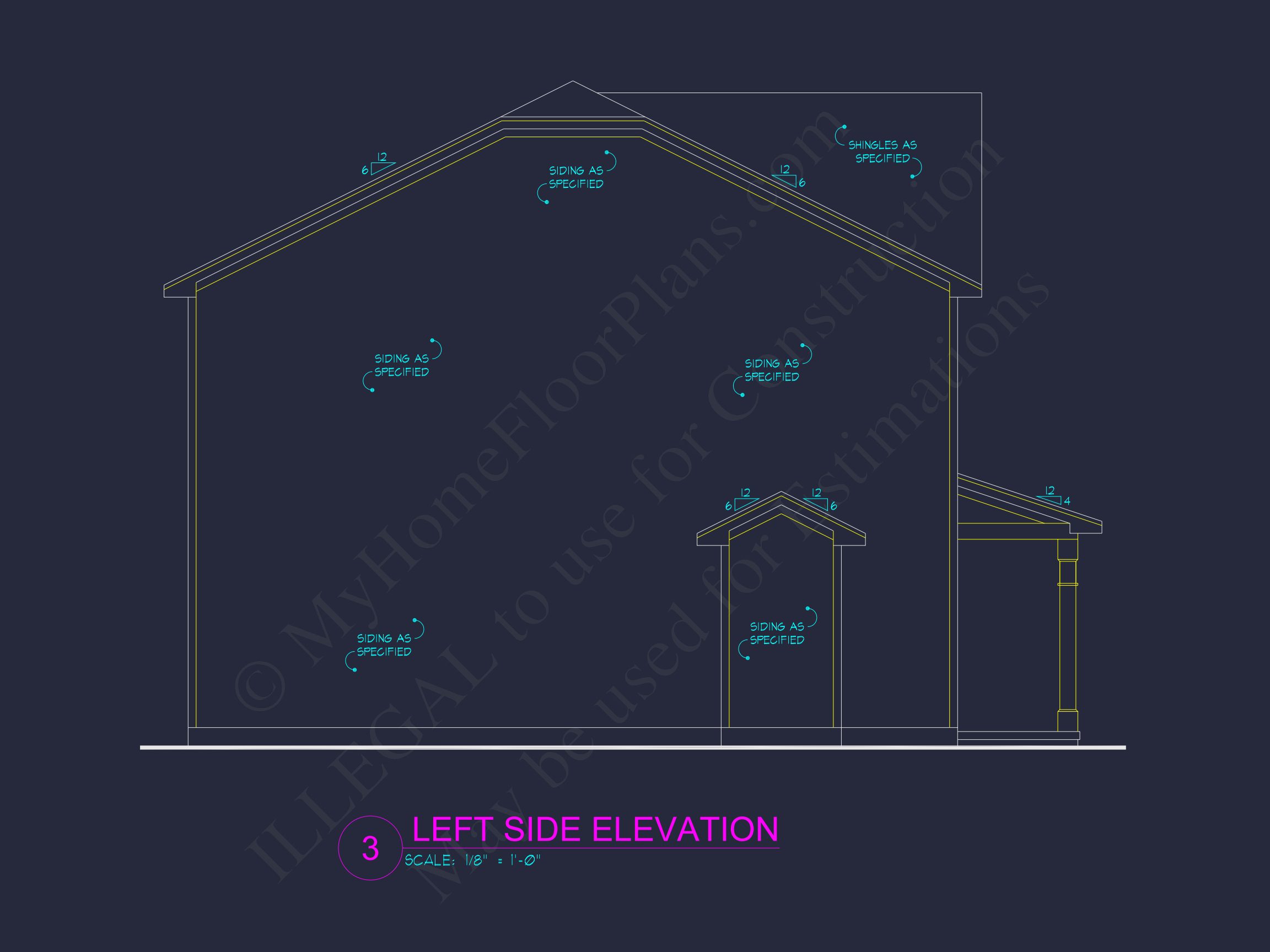 Craftsman-Style house Plan with Open Floor Layout & CAD Designs