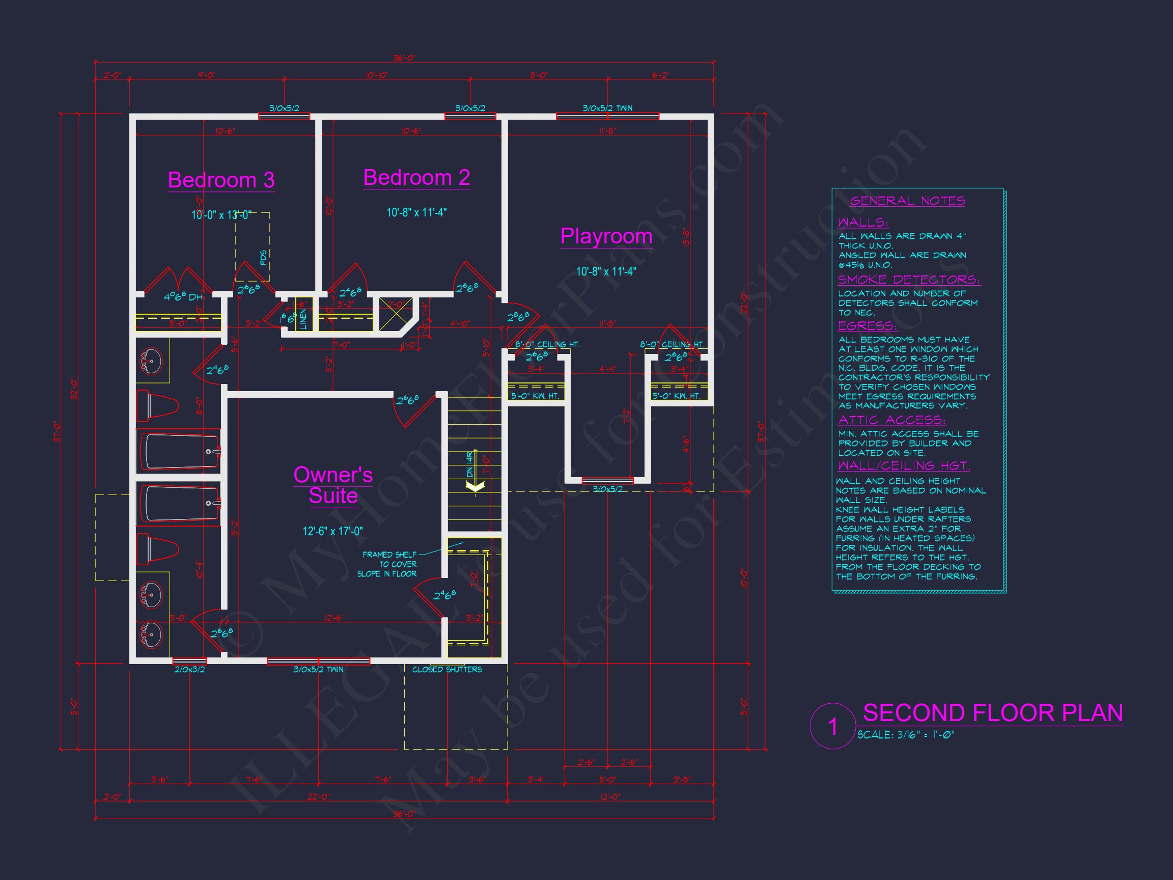 Craftsman-Style house Plan with Open Floor Layout & CAD Designs