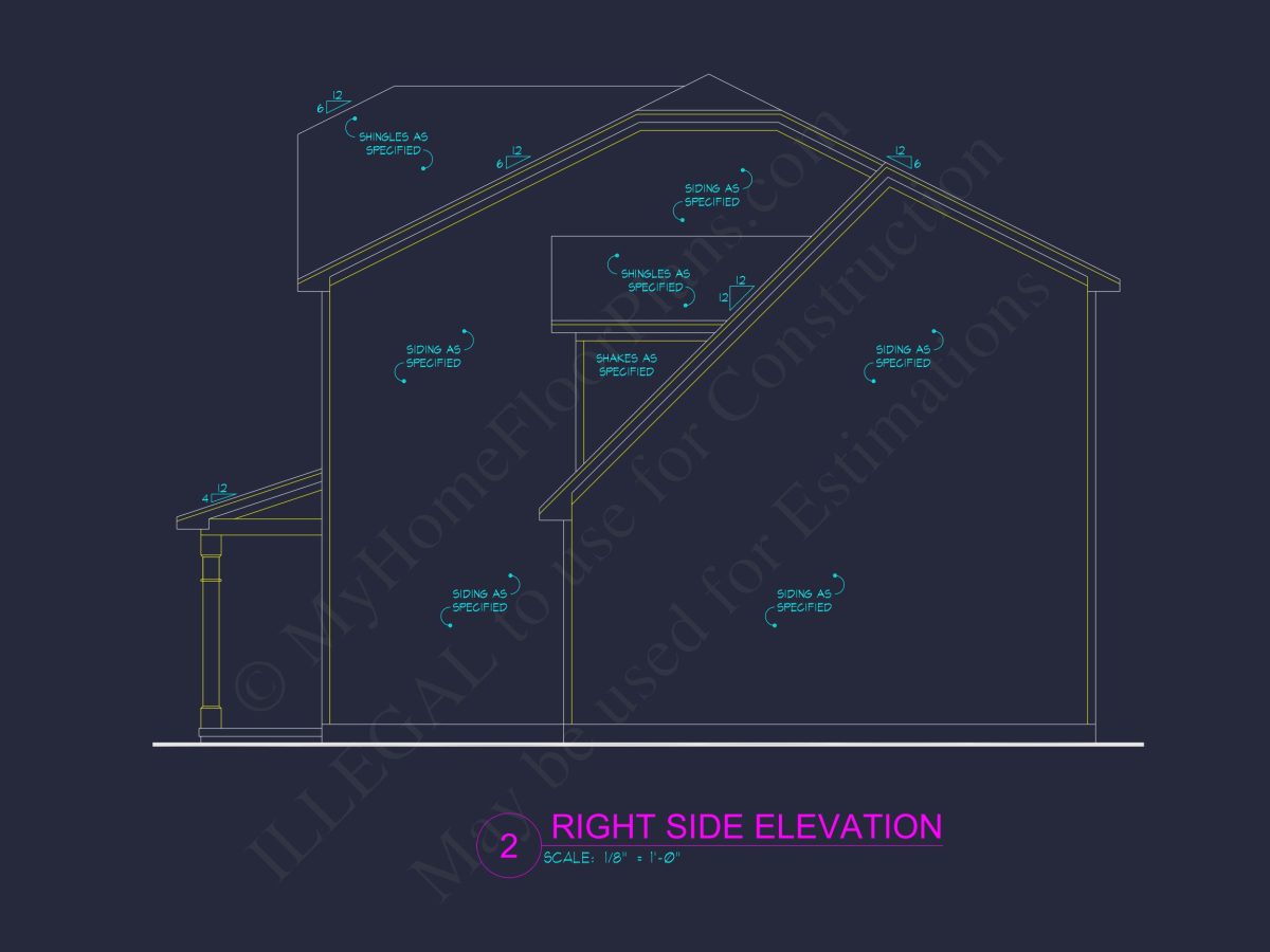 Craftsman-Style house Plan with Open Floor Layout & CAD Designs