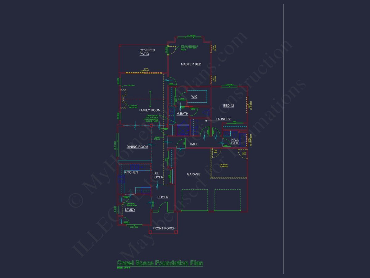 Custom house Design with 1.5 Story Floor Plan and CAD Blueprint