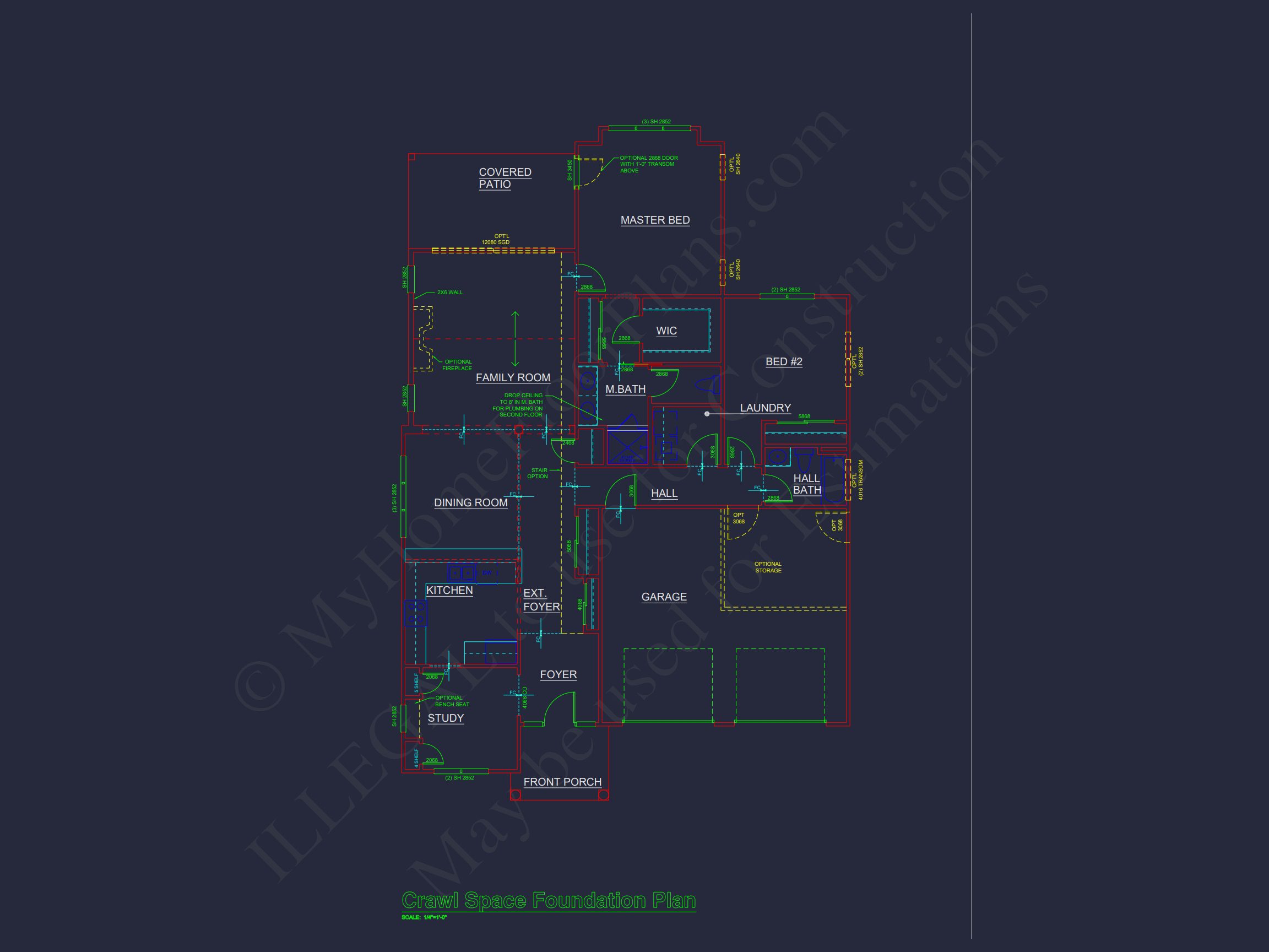 Custom house Design with 1.5 Story Floor Plan and CAD Blueprint
