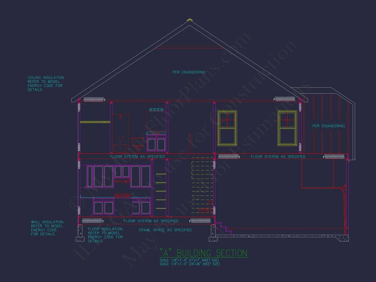 Custom house Floor Plan: CAD Designs & Architecture Blueprint