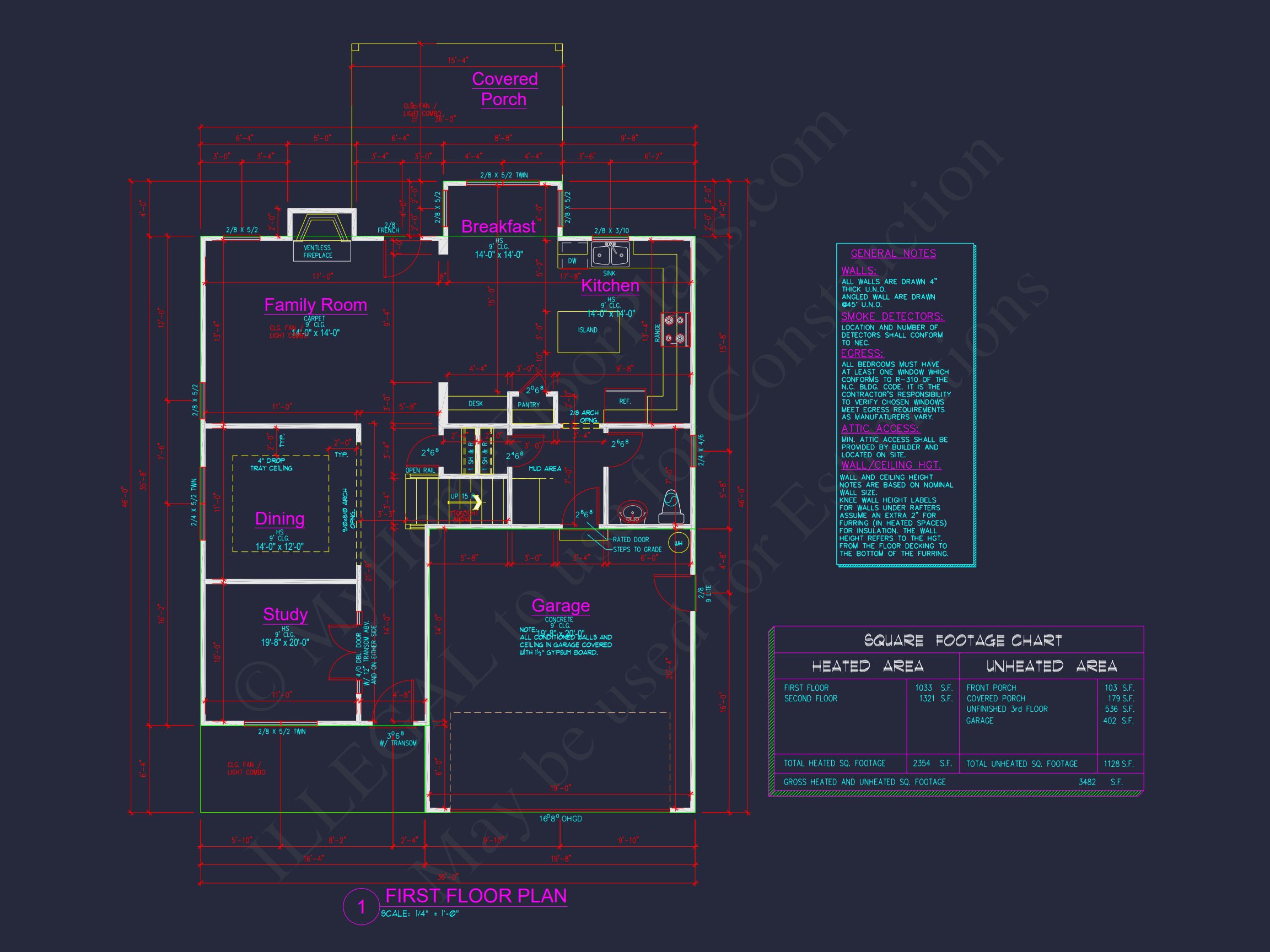 Custom house Floor Plan: CAD Designs & Architecture Blueprint