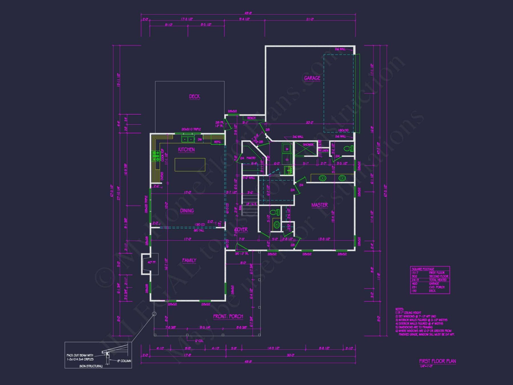 Custom house Plan with Floor Plan, Blueprint, CAD & Designs