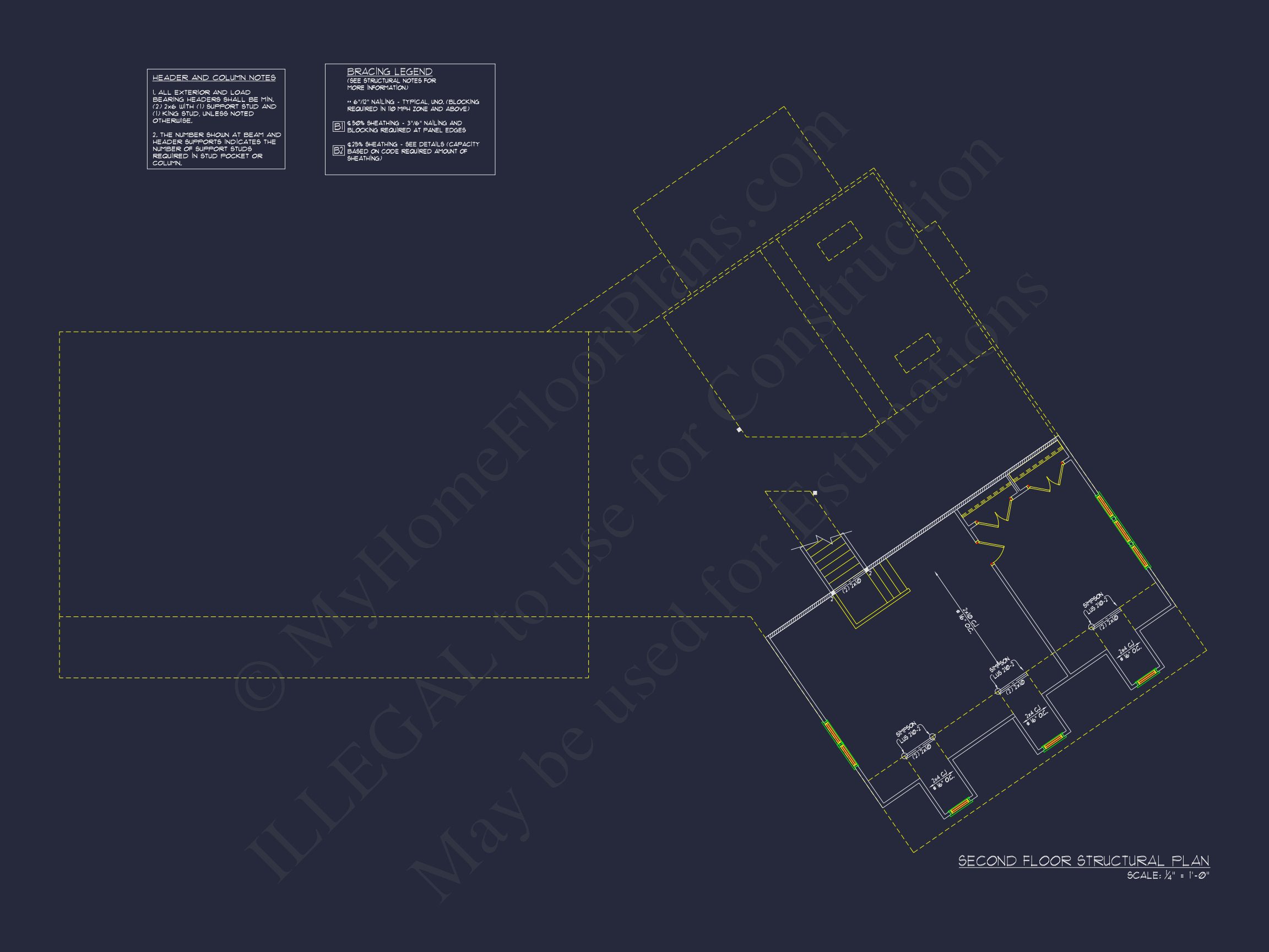 Customizable house Floor Plan with CAD and Blueprint Designs
