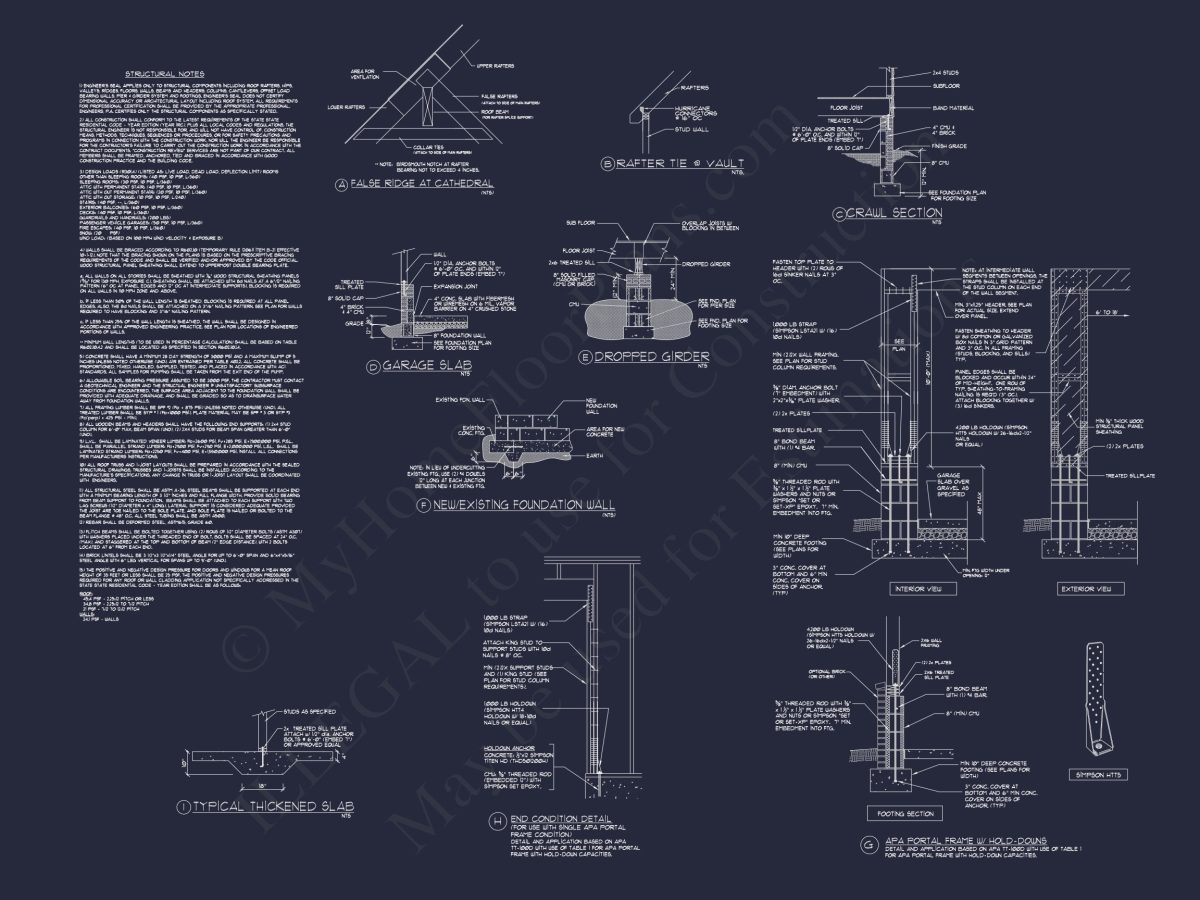 Customizable house Floor Plan with CAD and Blueprint Designs