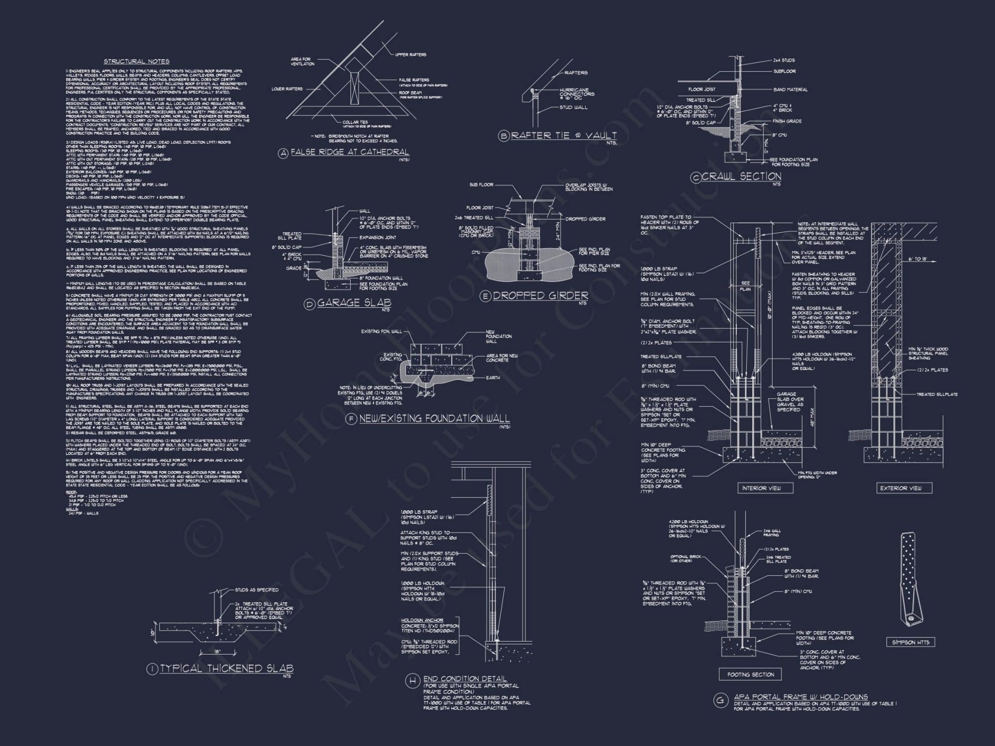 Customizable house Floor Plan with CAD and Blueprint Designs