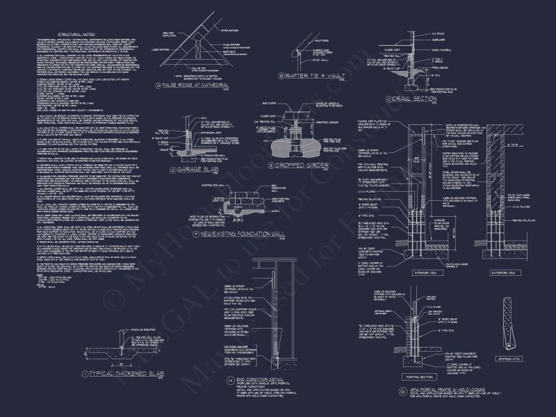 Customizable house Floor Plan with CAD and Blueprint Designs