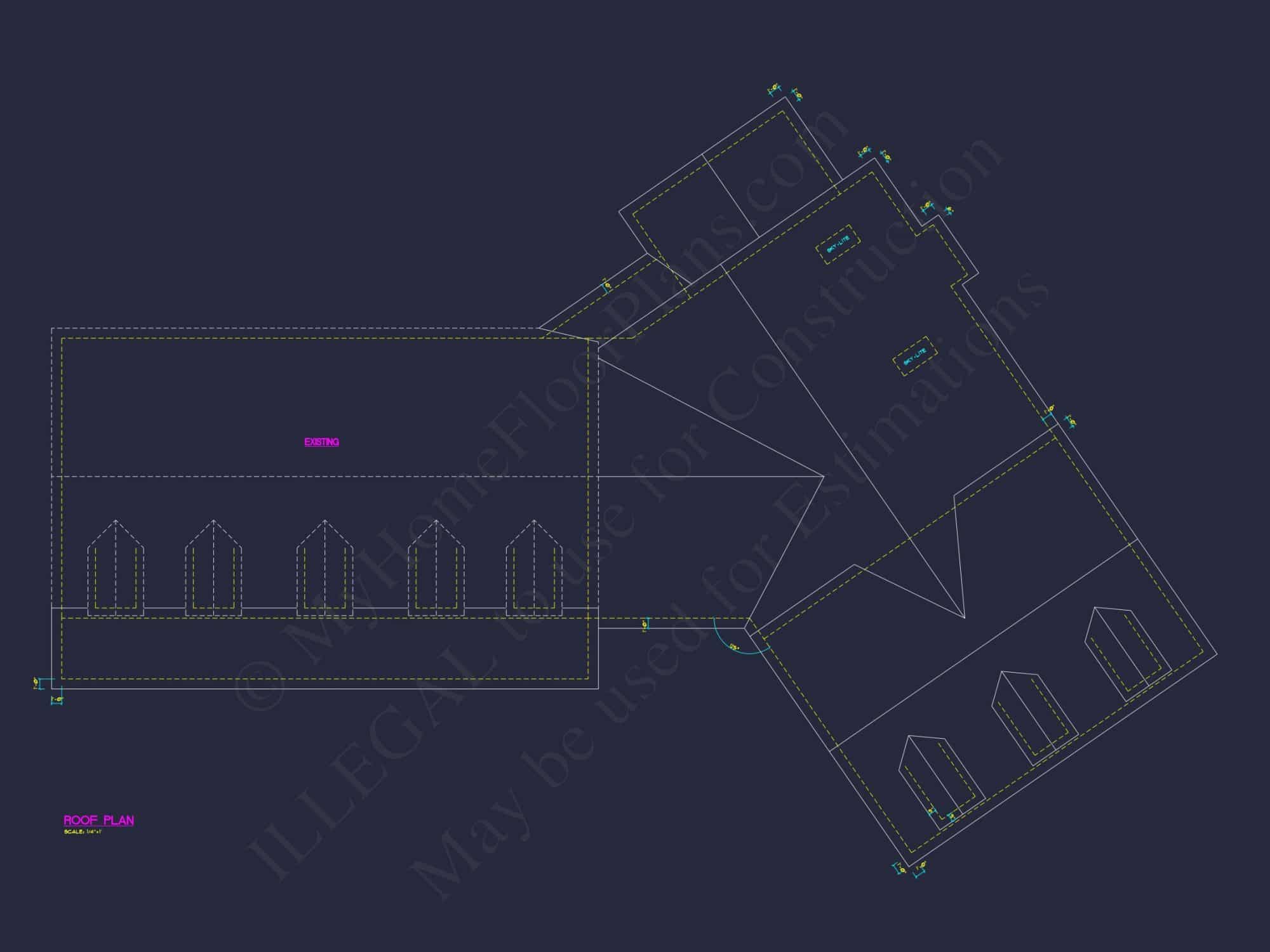 Customizable house Floor Plan with CAD and Blueprint Designs