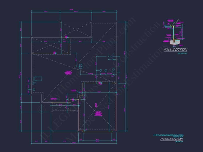 Customizable house Floor Plan with CAD Designs and Blueprint