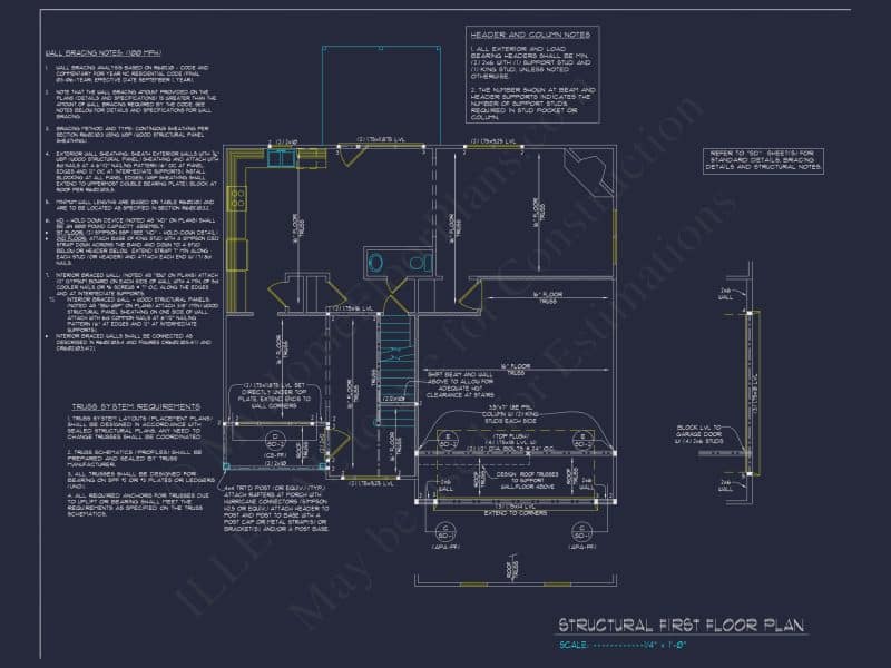 Customizable house Plan with 2-Story Design and CAD Blueprint