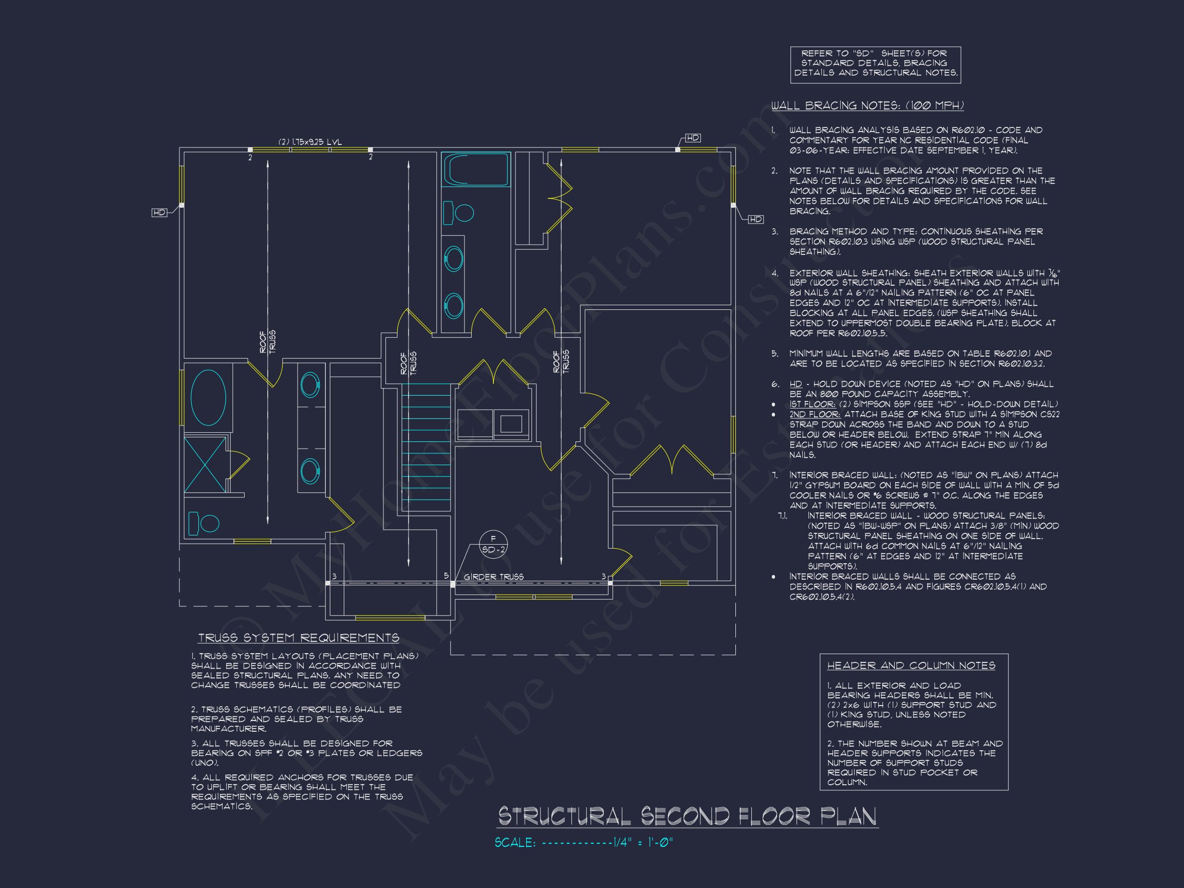 Customizable house Plan with 2-Story Design and CAD Blueprint