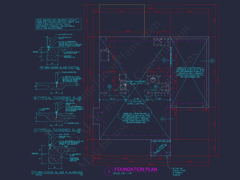 Customizable house Plan with Detailed CAD Designs and Floor Blueprint