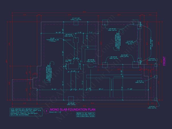 Dream house Plan: 2-Story Blueprint with 4 Beds and 2.5 Baths