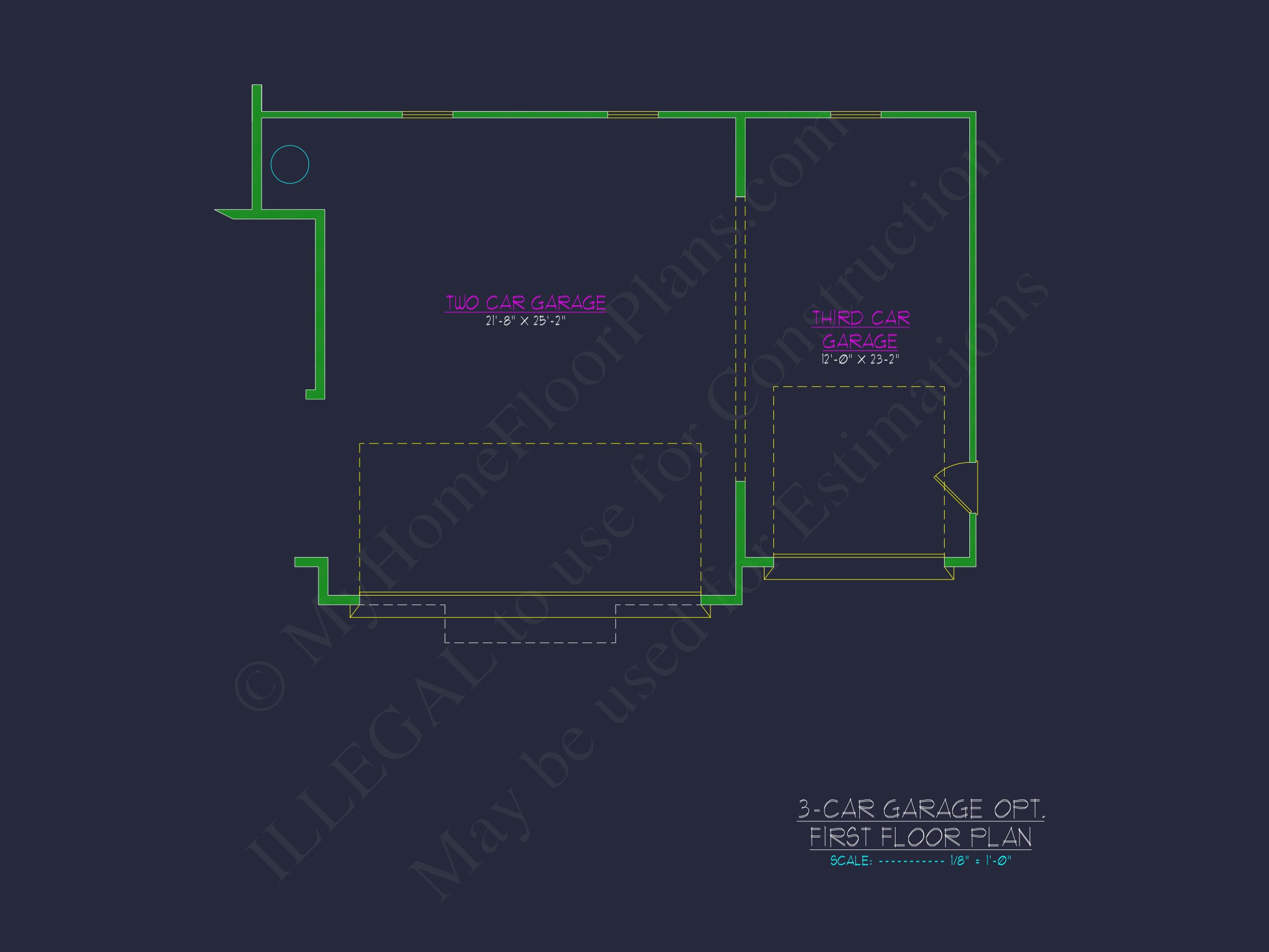 Efficient 2-Story Craftsman house Plan with Flexible Garage Options