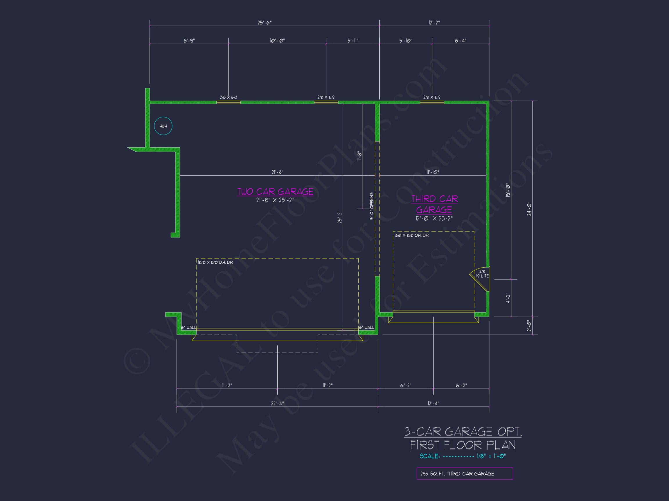 Efficient 2-Story Craftsman house Plan with Flexible Garage Options