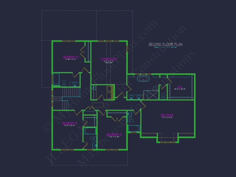 Efficient 2-Story Craftsman house Plan with Flexible Garage Options