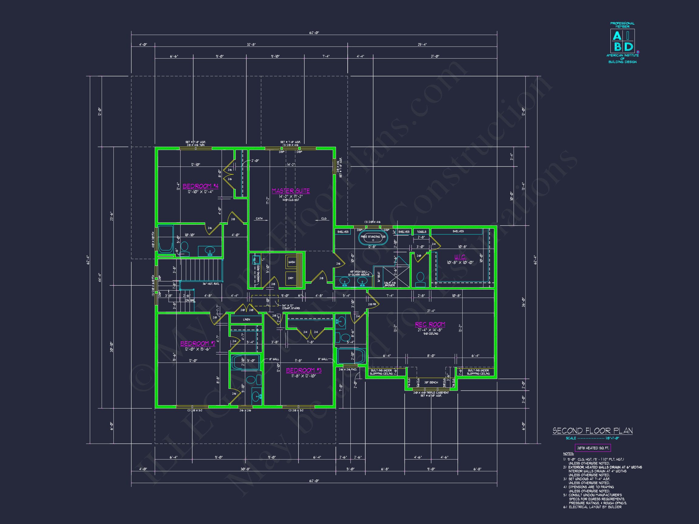 Efficient 2-Story Craftsman house Plan with Flexible Garage Options