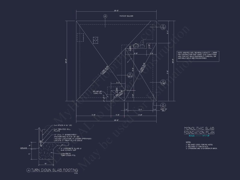 Efficient 3-Bedroom house Plan with CAD Blueprint Designs