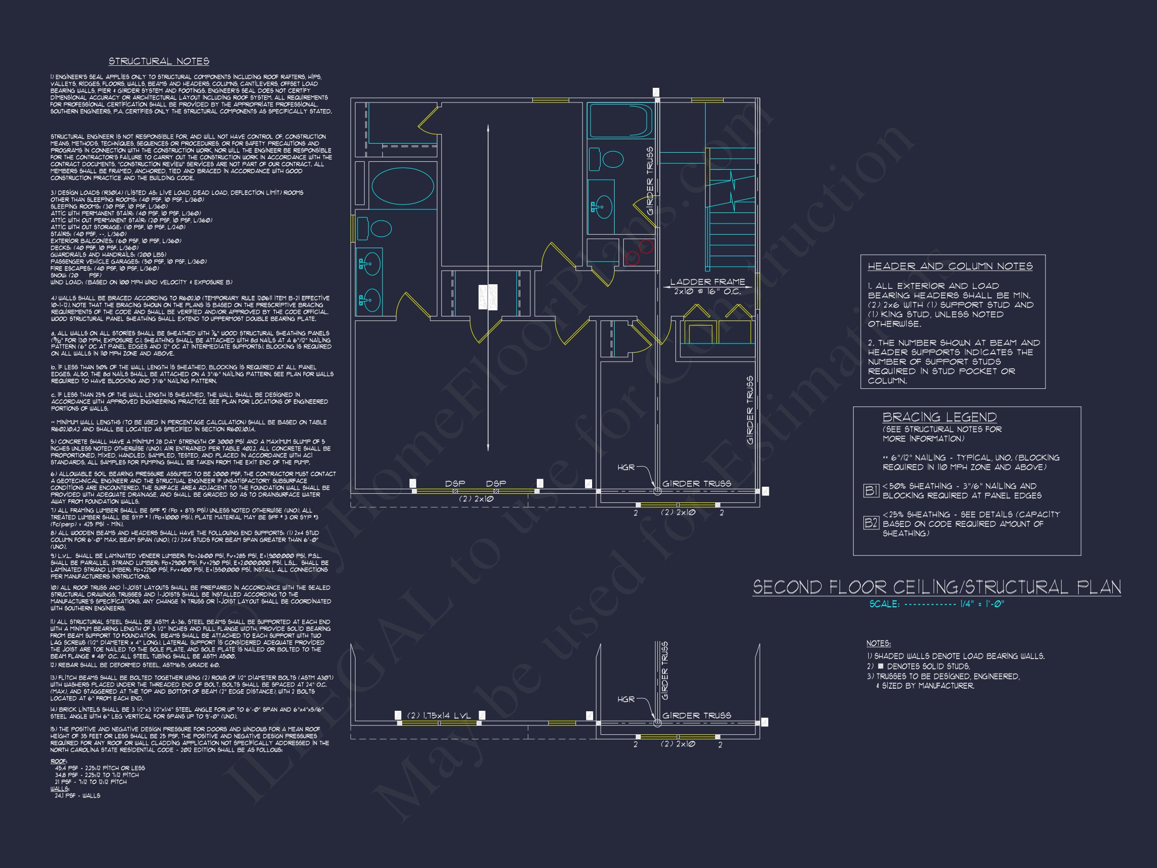 Efficient 3-Bedroom house Plan with CAD Blueprint Designs