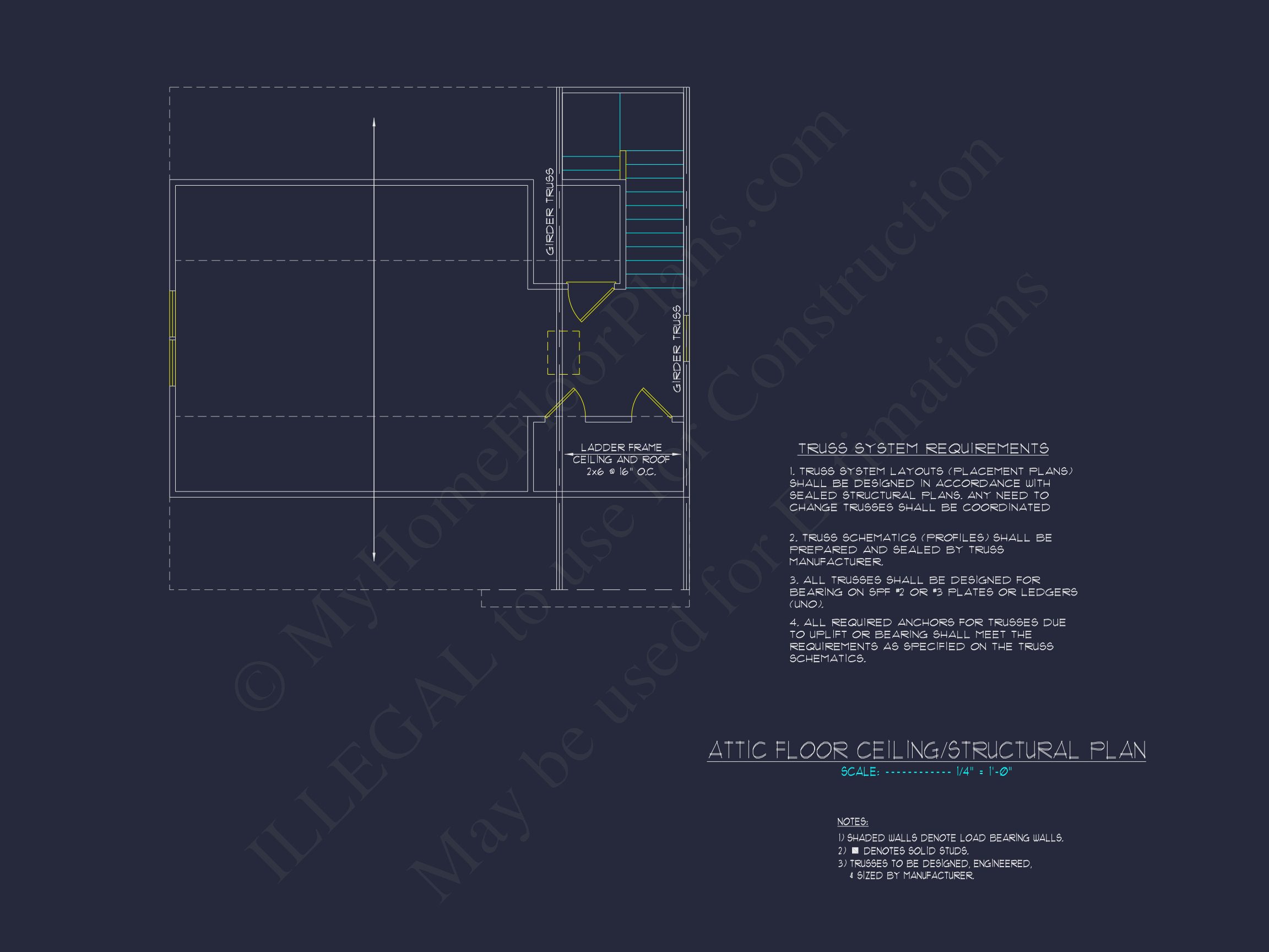 Efficient 3-Bedroom house Plan with CAD Blueprint Designs