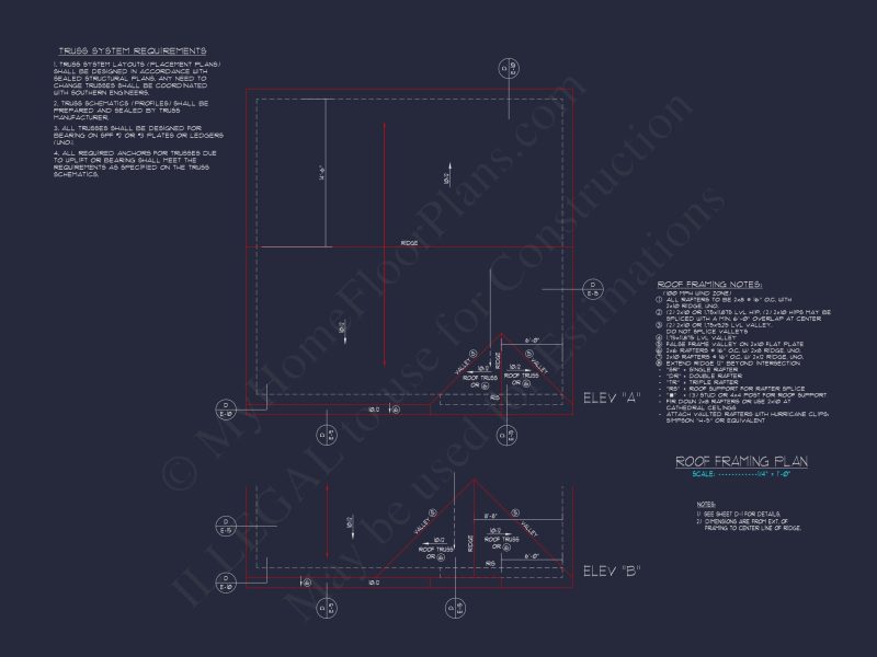 Efficient 3-Bedroom house Plan with CAD Blueprint Designs