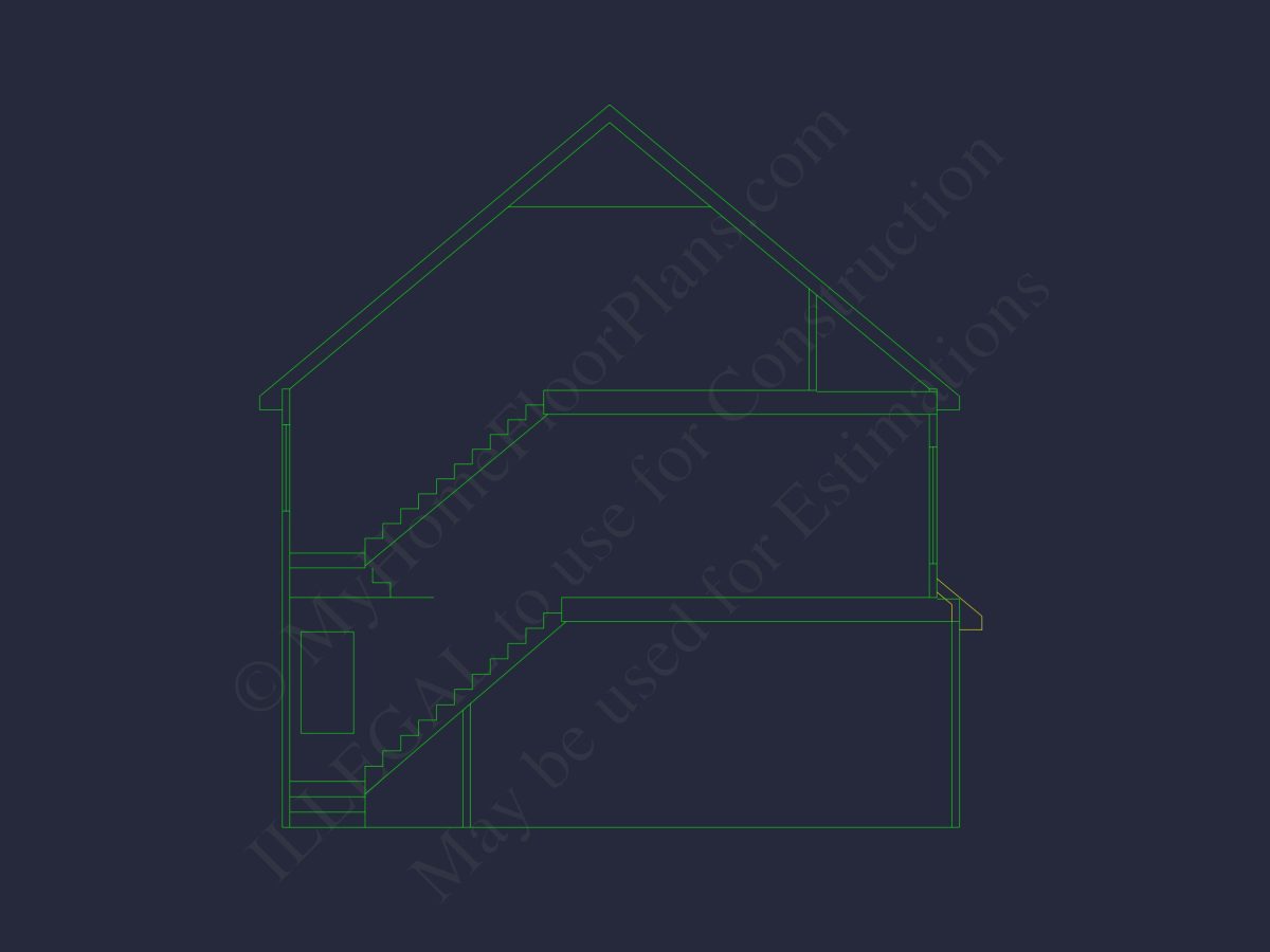 Efficient 3-Bedroom house Plan with CAD Blueprint Designs