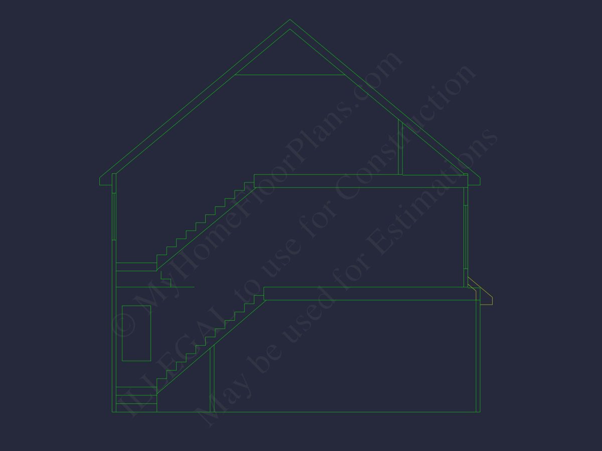 Efficient 3-Bedroom house Plan with CAD Blueprint Designs