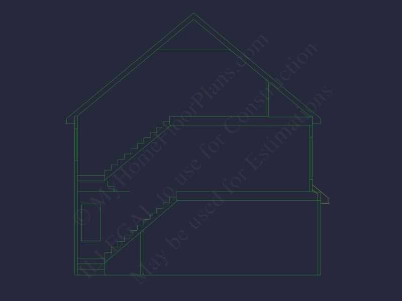Efficient 3-Bedroom house Plan with CAD Blueprint Designs