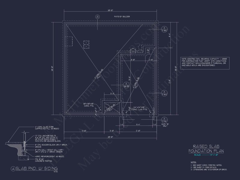 Efficient 3-Bedroom house Plan with CAD Blueprint Designs
