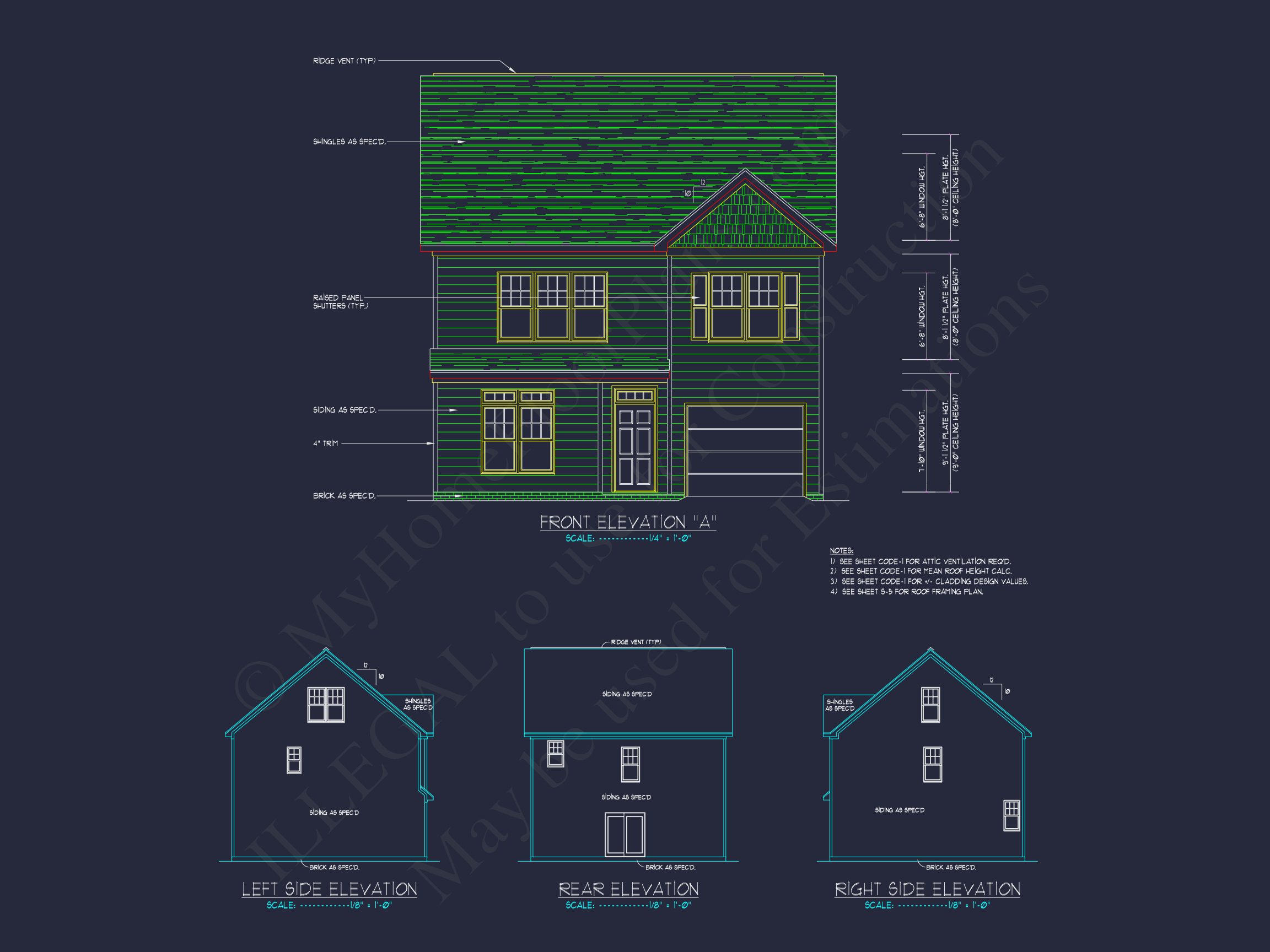 Efficient 3-Bedroom house Plan with CAD Blueprint Designs