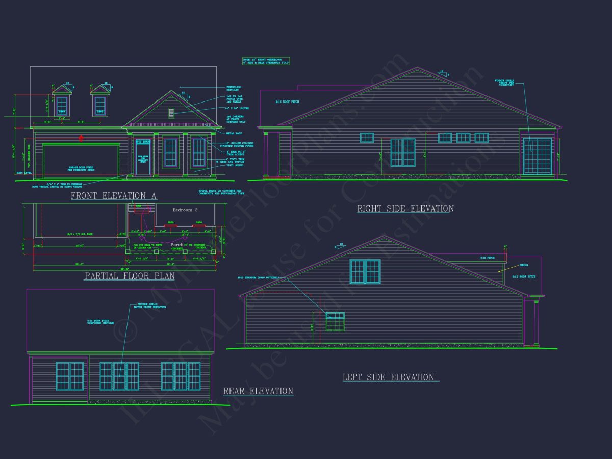 Efficient house Floor Plan Blueprint for Modern Living Designs