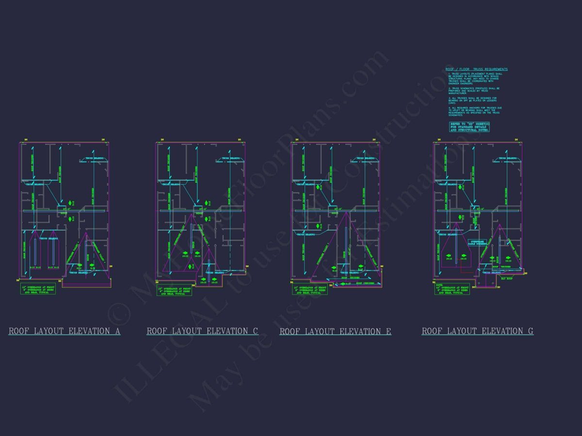 Efficient house Floor Plan Blueprint for Modern Living Designs