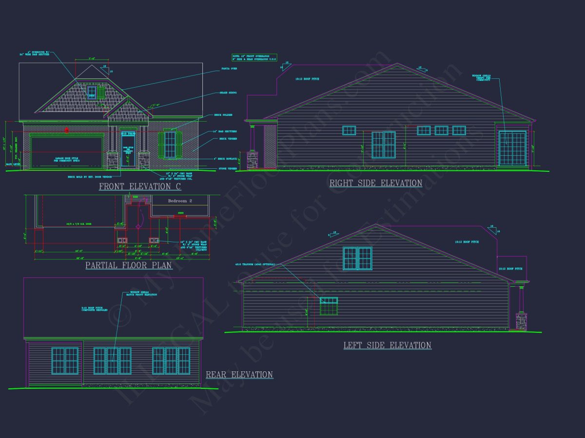 Efficient house Floor Plan Blueprint for Modern Living Designs