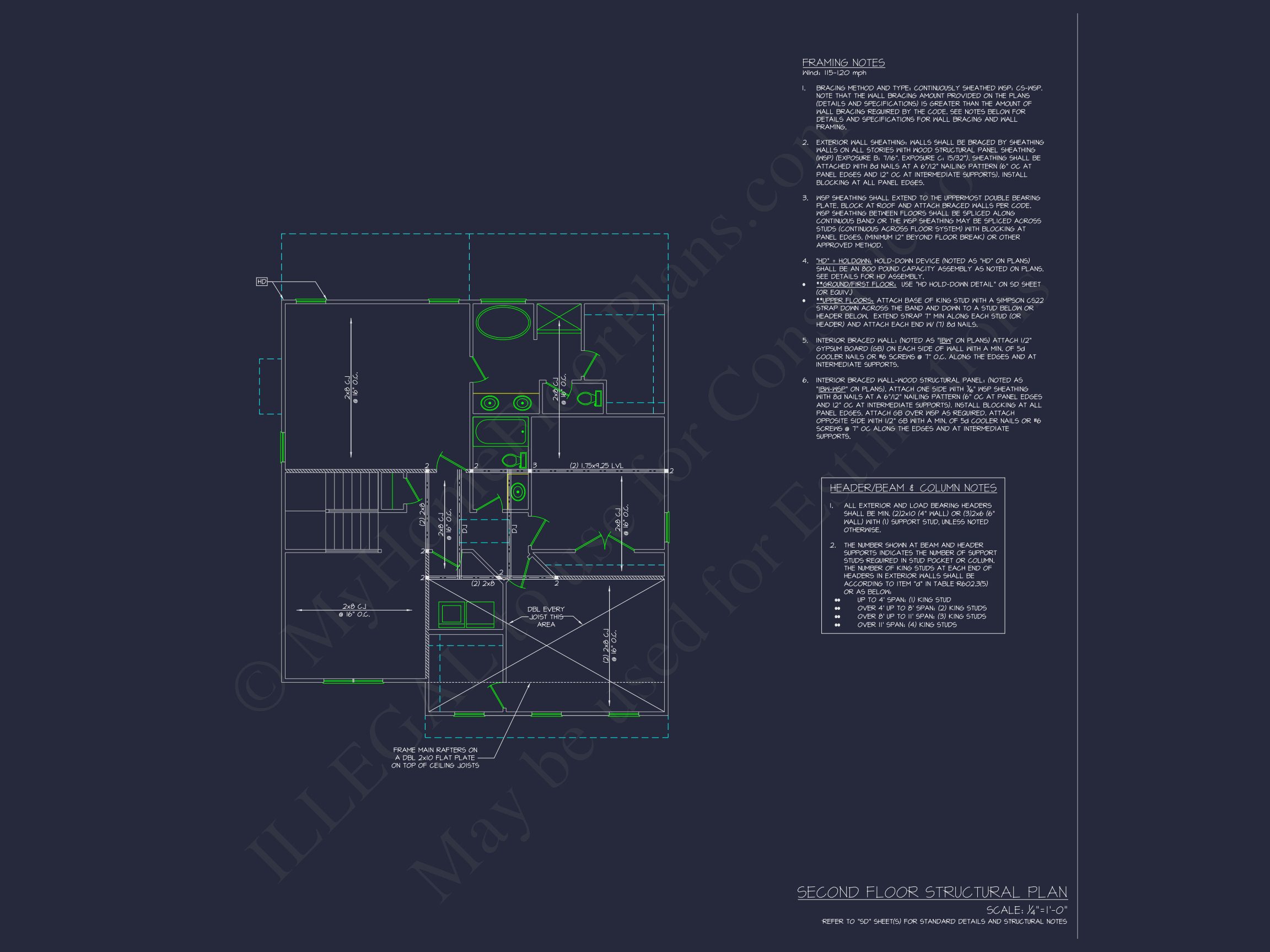 Efficient house Plan: CAD Floor Designs with Blueprint Layout