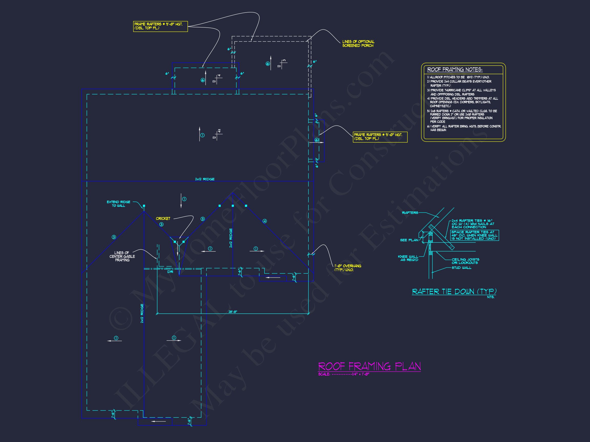 Efficient house Plan: Detailed Floor Blueprint Design
