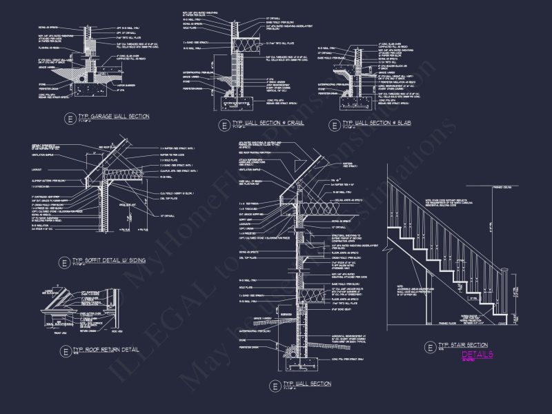 Efficient house Plan: Detailed Floor Blueprint Design