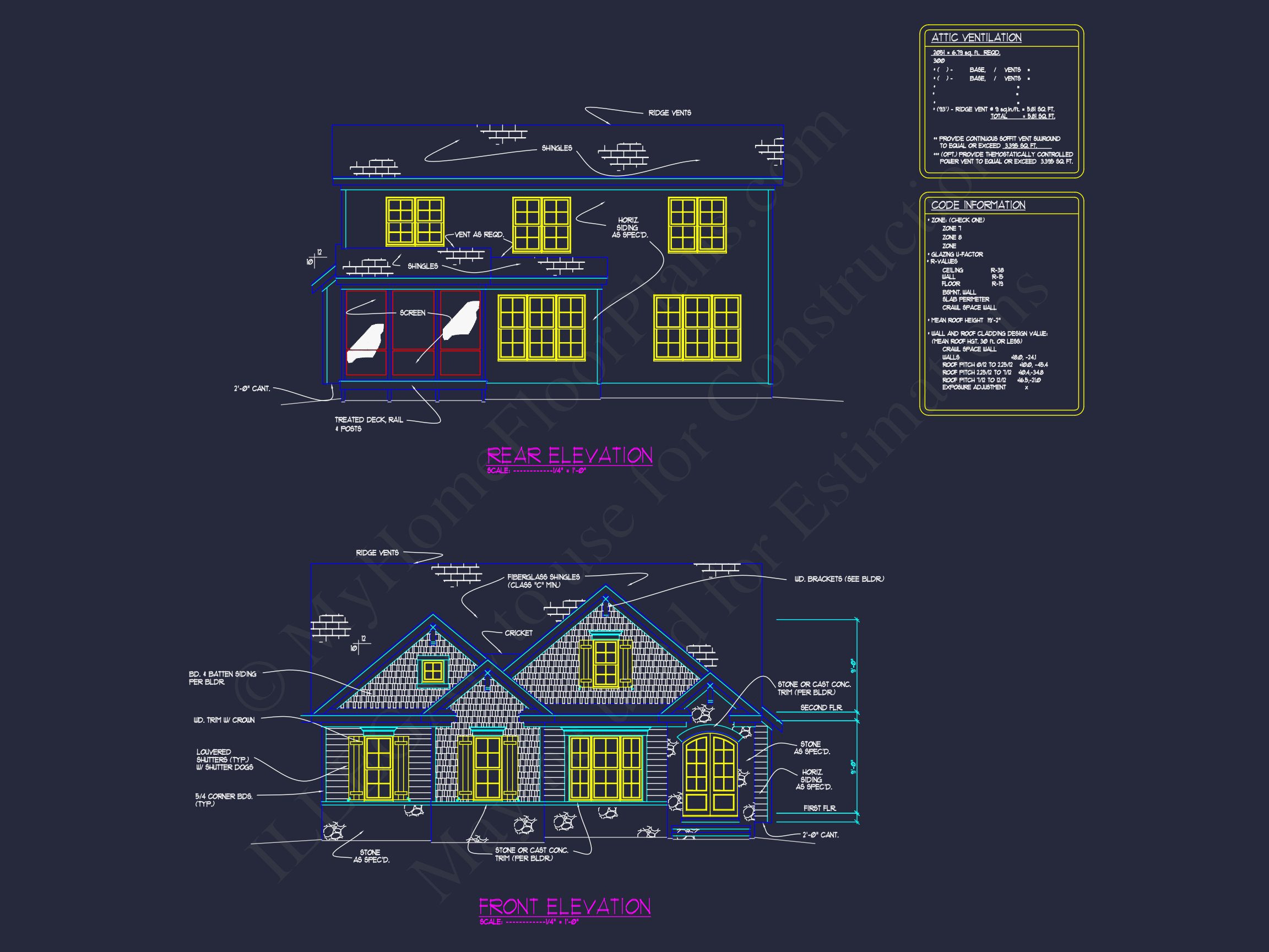 Efficient house Plan: Detailed Floor Blueprint Design