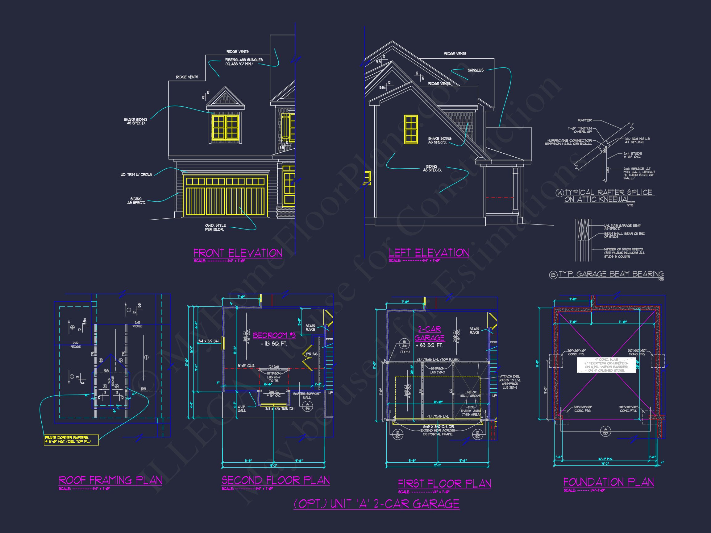 Effortless CAD house Plan: Explore Dual Heights