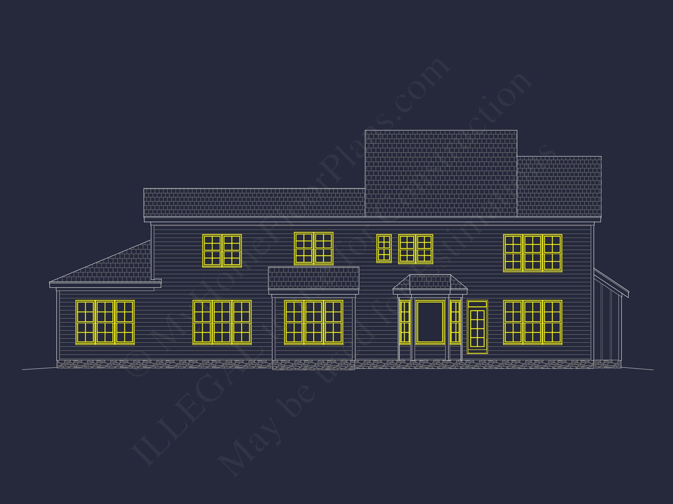 Effortless CAD house Plan: Explore Dual Heights