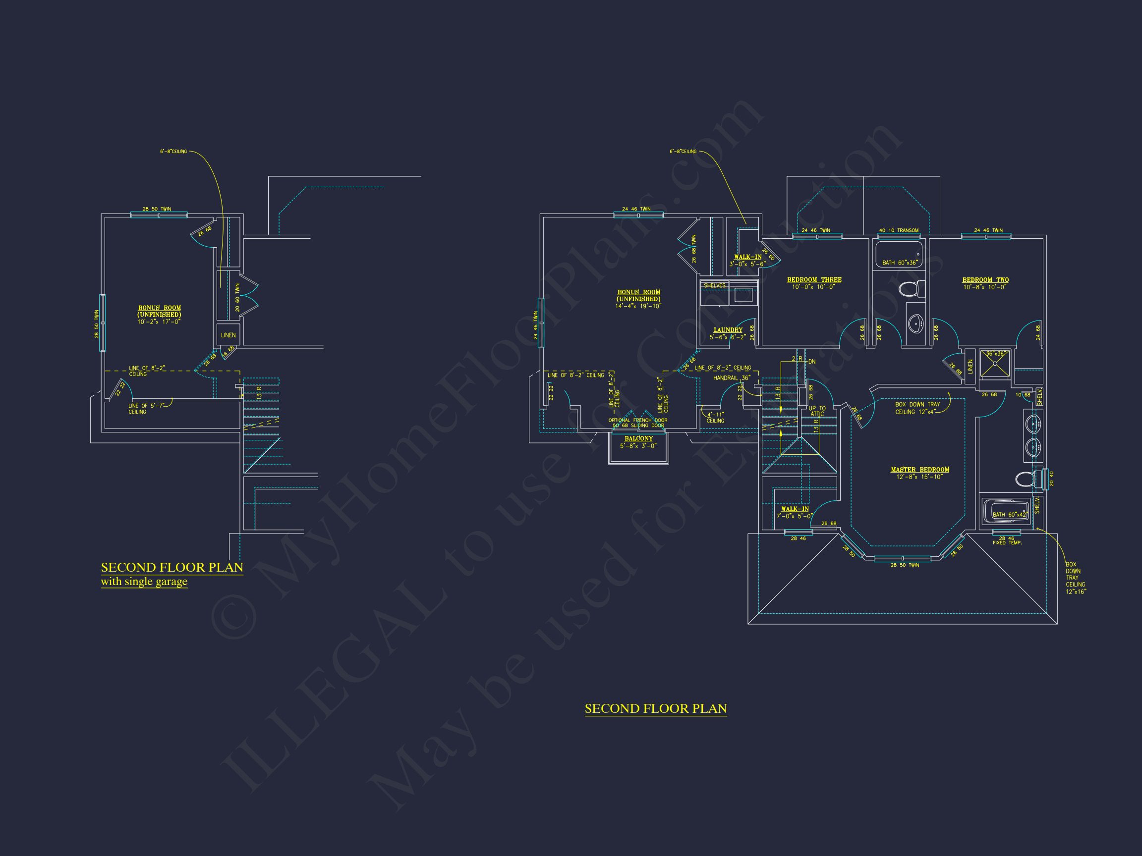 Elegant 2-Story house Plan with 2,466 SF & CAD Designs