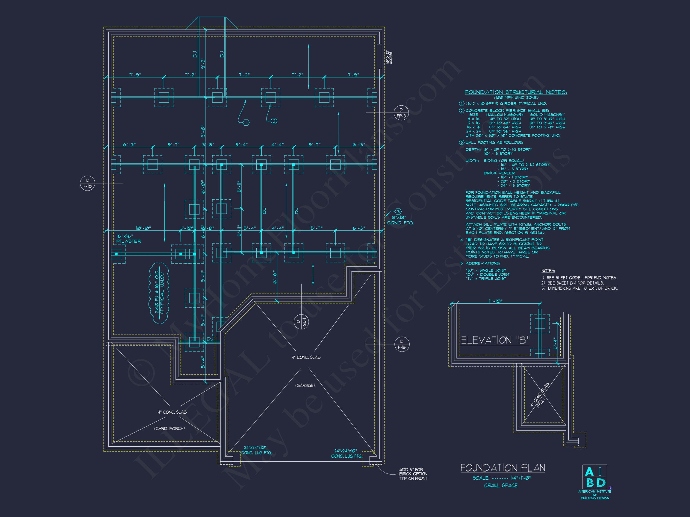Elegant 2-Story house Plan with 4 Beds and Open Floor Design