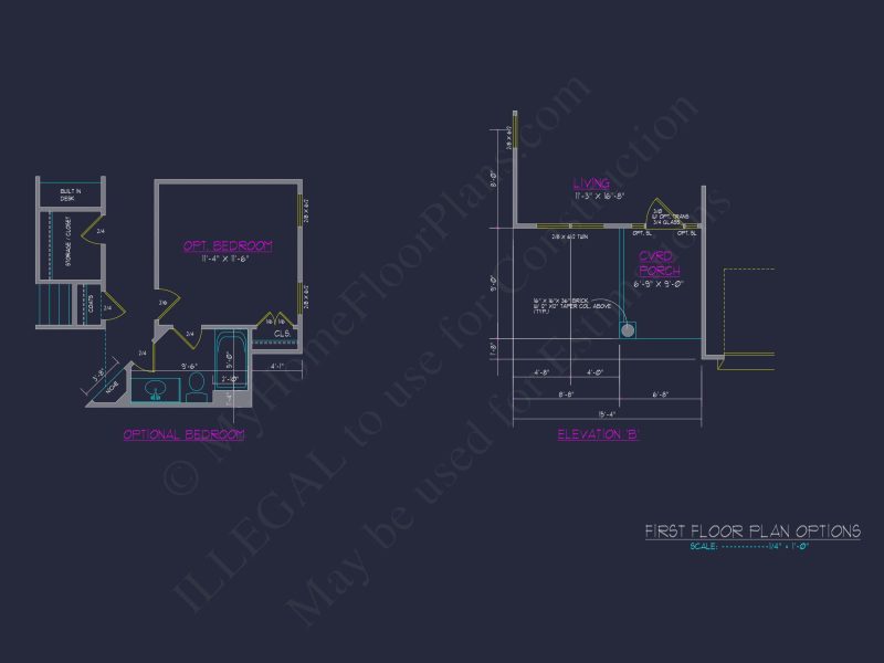 Elegant 2-Story house Plan with 4 Beds and Open Floor Design