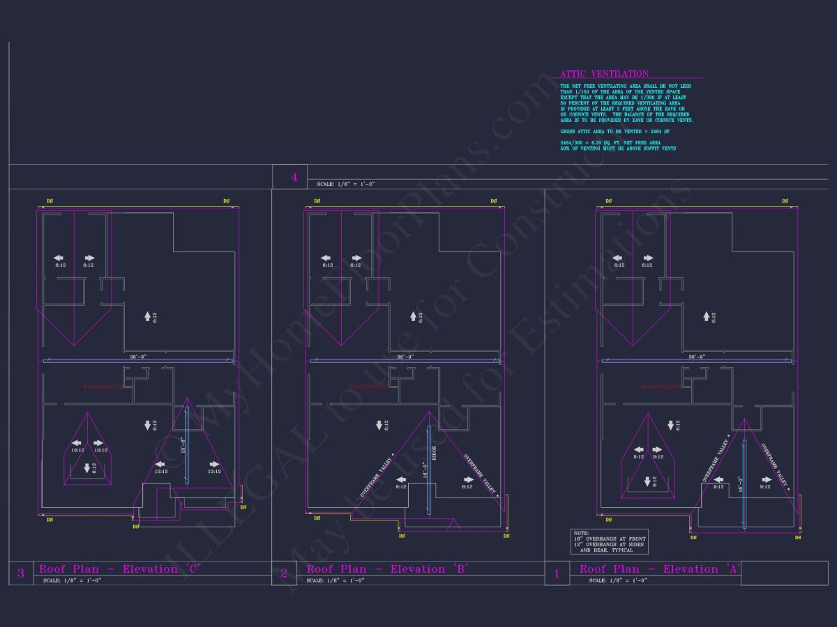 Elegant 2-Story house Plan with 6 Elevations and Open Floor Plans