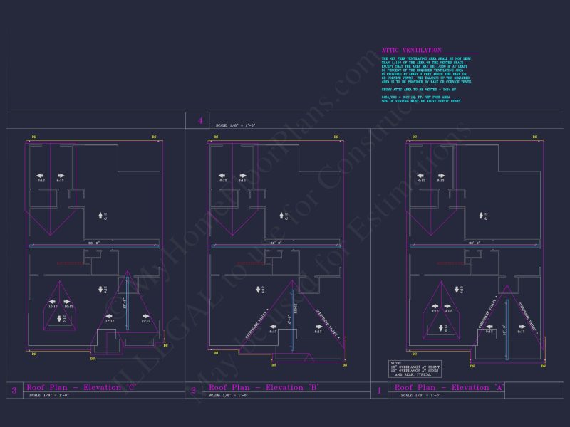 Elegant 2-Story house Plan with 6 Elevations and Open Floor Plans