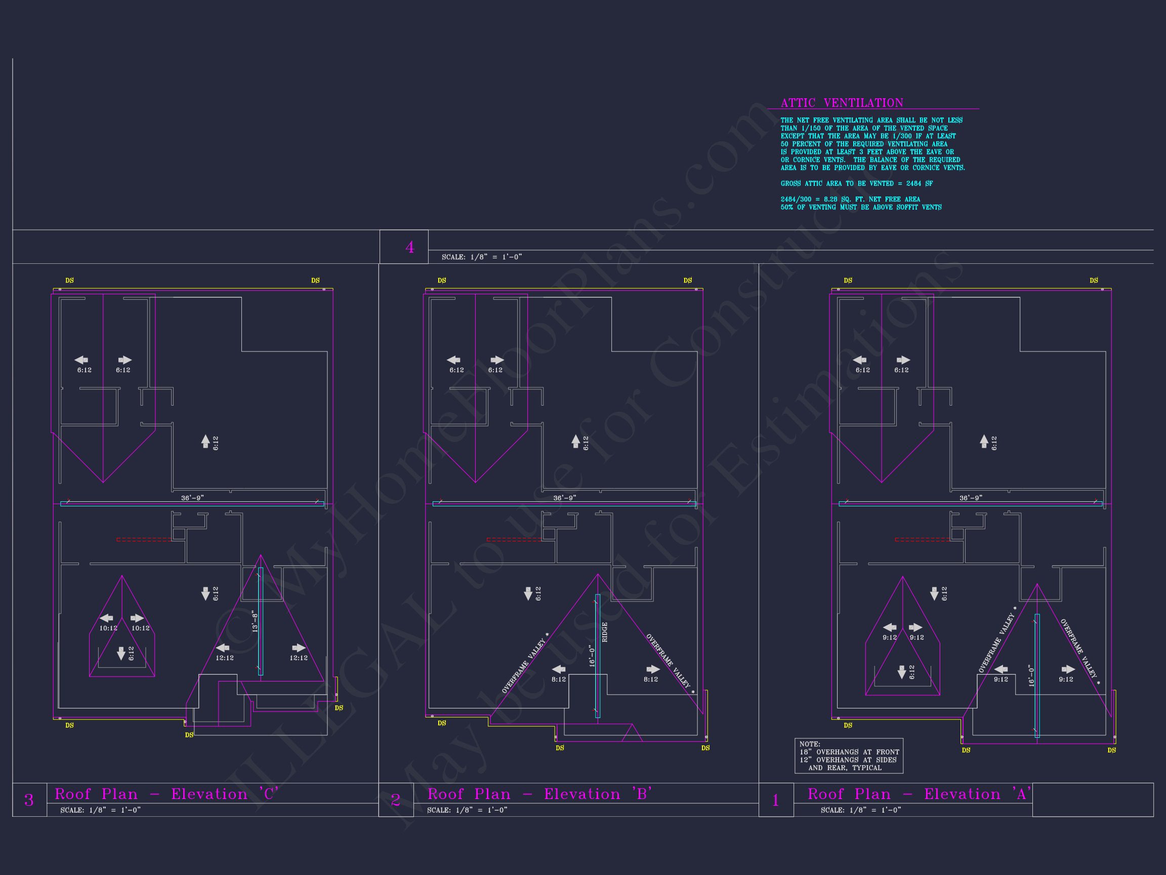Elegant 2-Story house Plan with 6 Elevations and Open Floor Plans