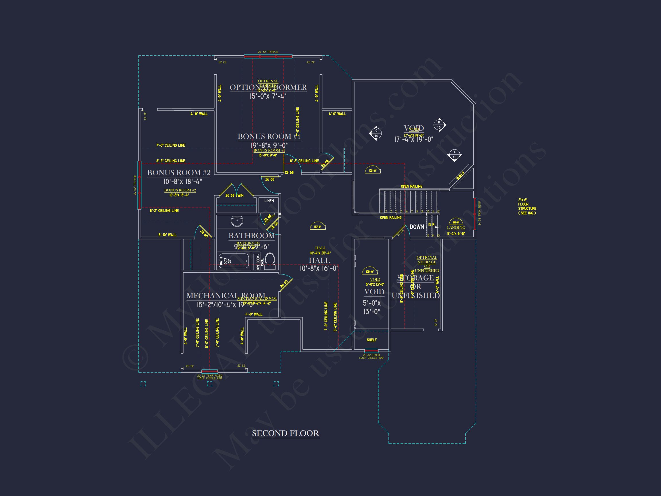 Elegant 2-Story house Plan with CAD Designs and Blueprint Features