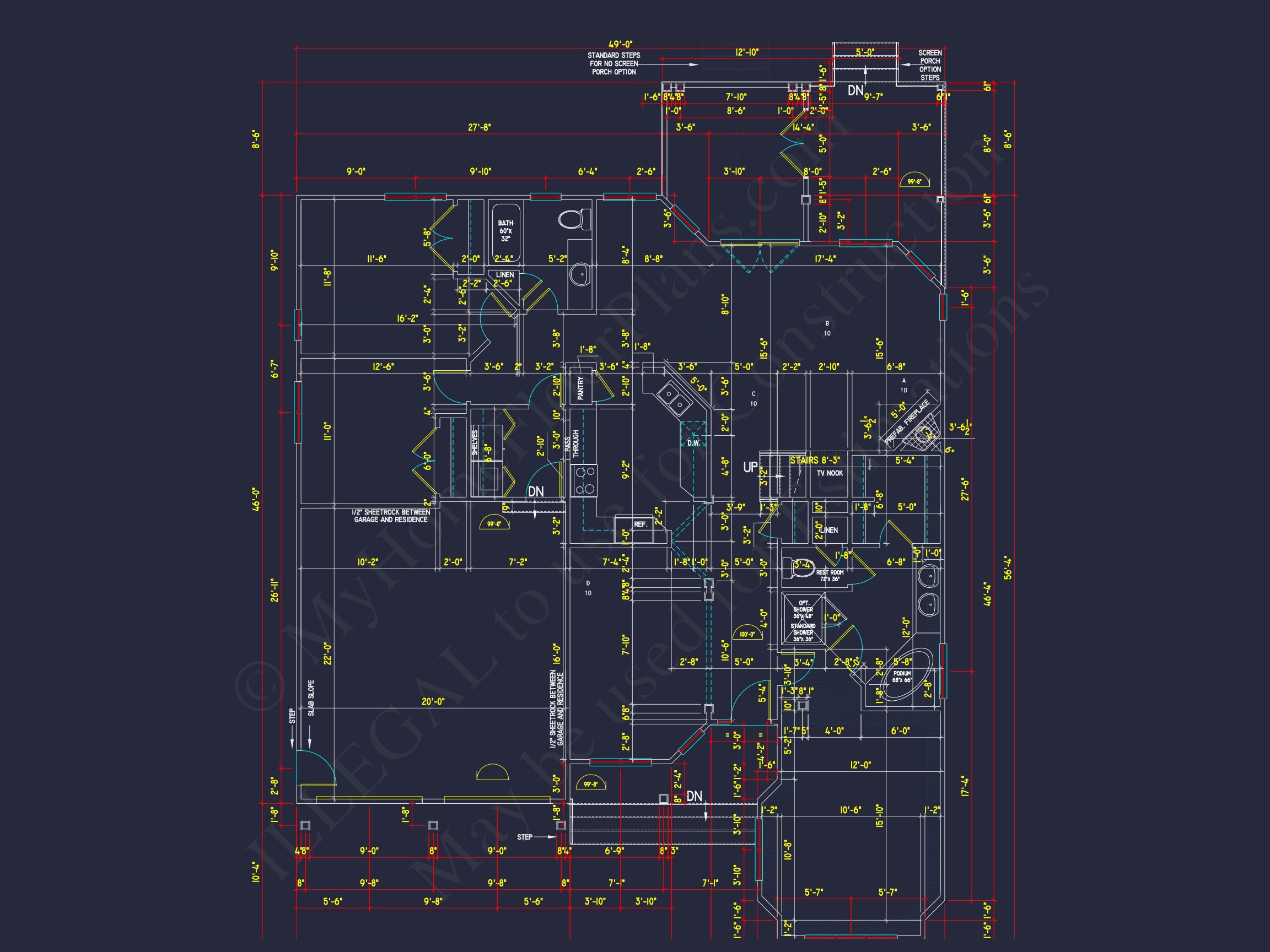 Elegant 2-Story house Plan with CAD Designs and Blueprint Features